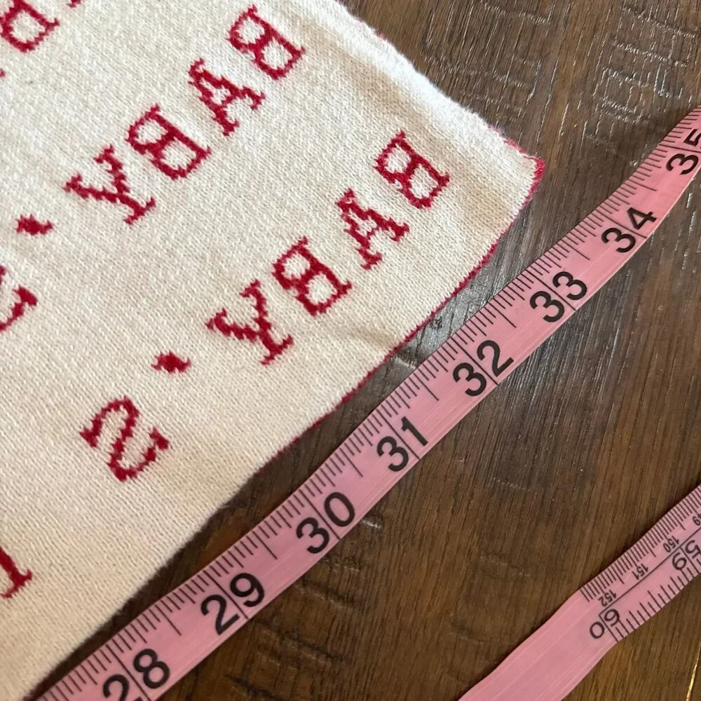 Creative Co-Op “Baby’s First Christmas” Blanket